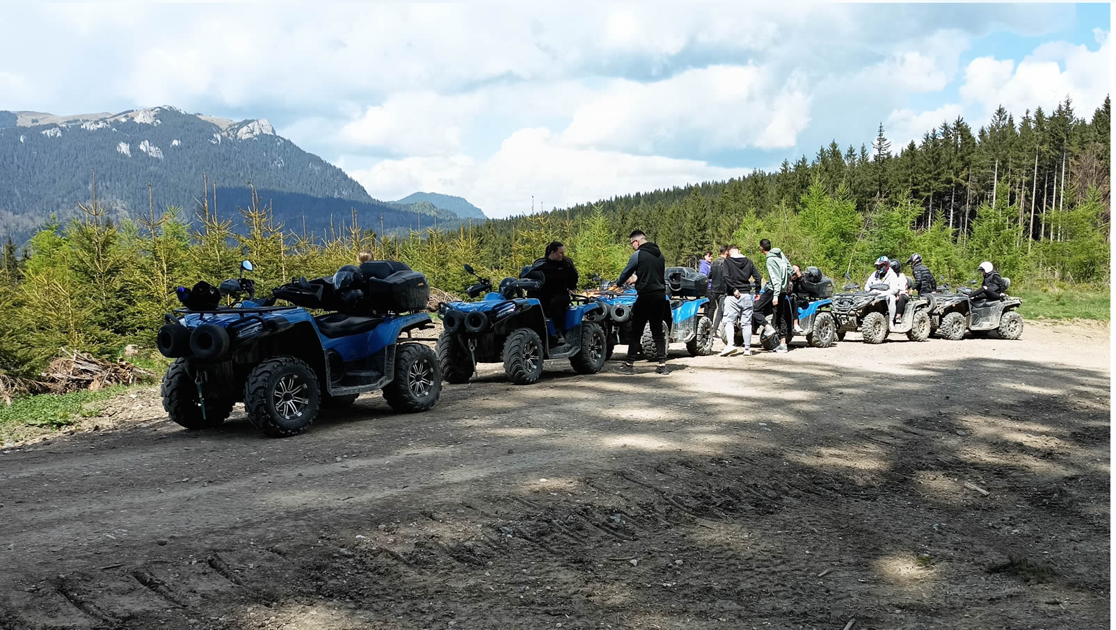 Traseu ATV Predeal - Cabana Diham, urcări și coborâri